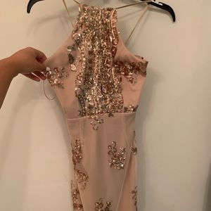 Gold dress
